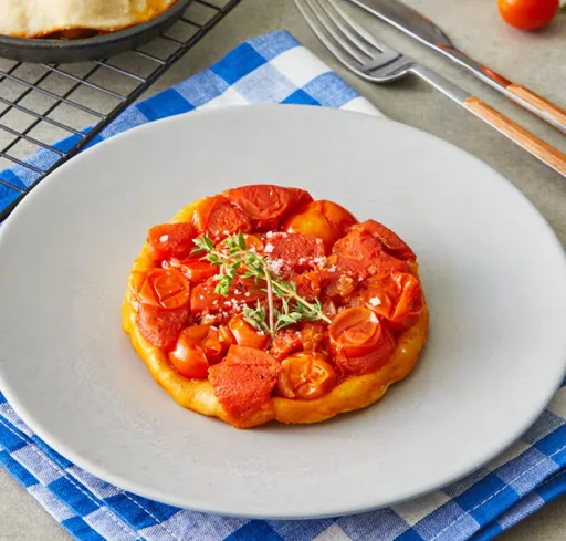 Tarta tatín de jitomate