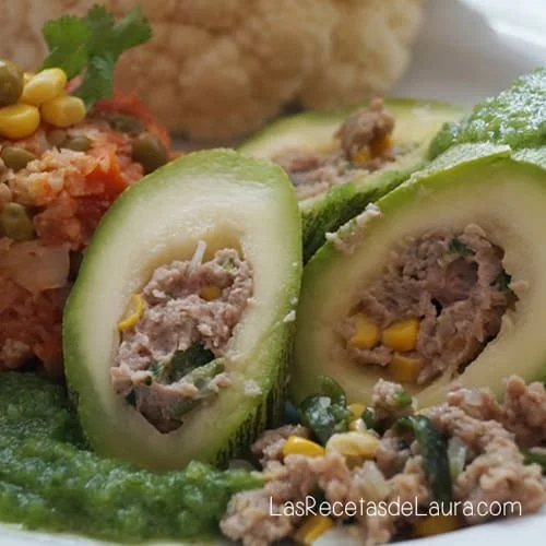 CALABACITAS RELLENAS DE CARNE