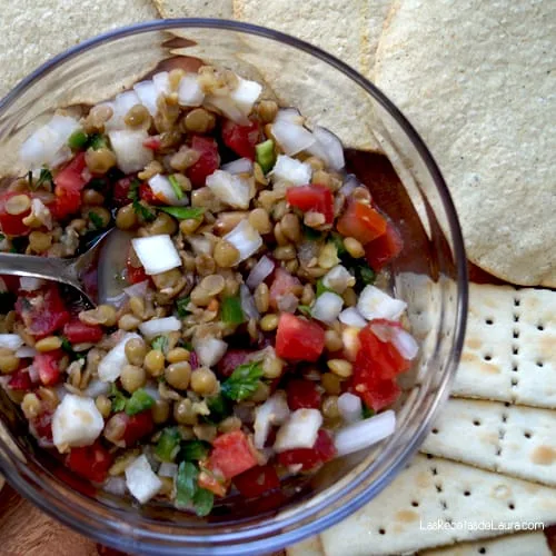 CEVICHE DE LENTEJAS - RECETA VEGANA