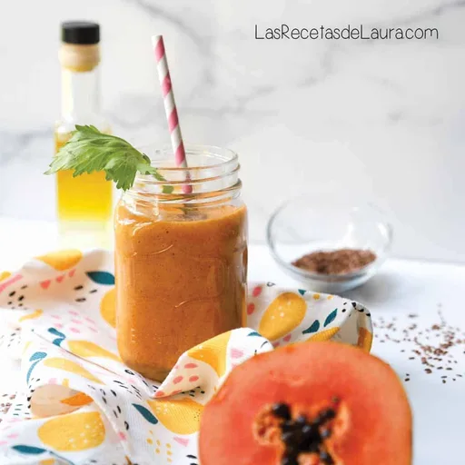 Laxante Natural: Licuado de papaya