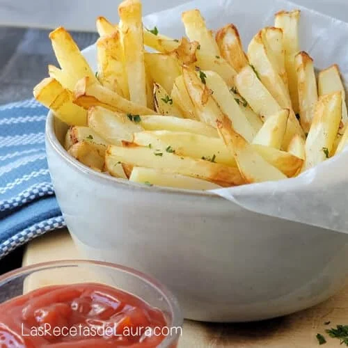 Papas a la francesa sin aceite