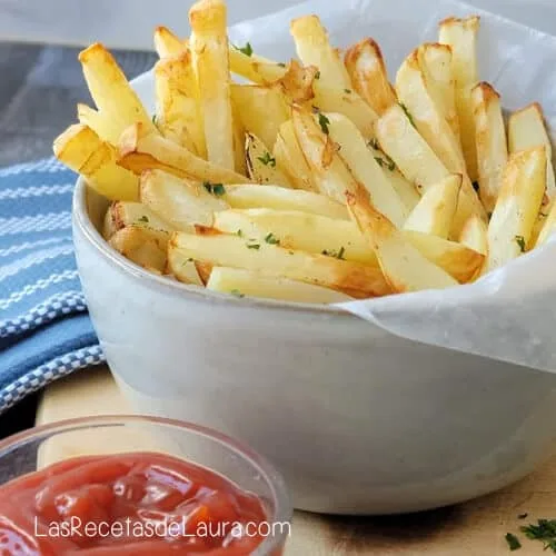 Papas a la francesa sin aceite