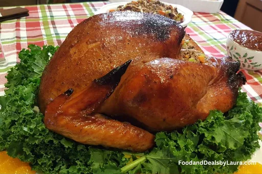 Pavo Horneado con Salsa BBQ