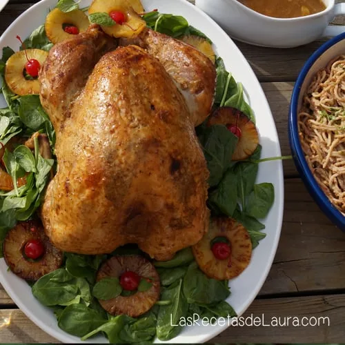 Pavo al Horno a la Hawaiana