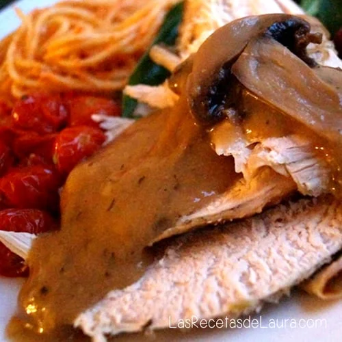 Salsa Gravy de Champiñones Saludable