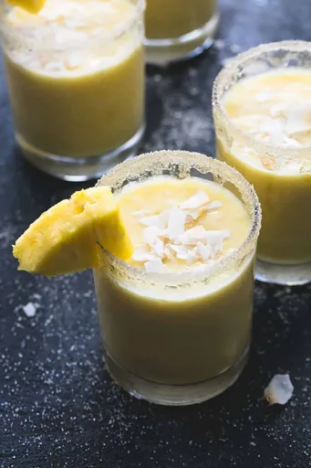 5 Ingredient Pina Colada Smoothies
