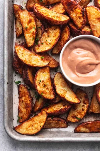 Receta de los mejores gajos de patata