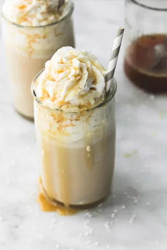 Salted Caramel Frappuccino (Kid Friendly/No Coffee)