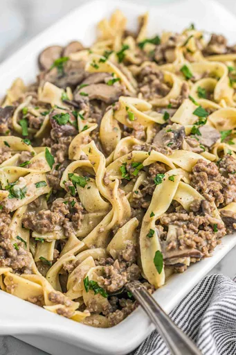 Ground Beef Stroganoff