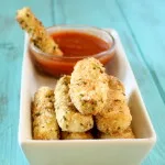 Bastoncillos de mozzarella al horno