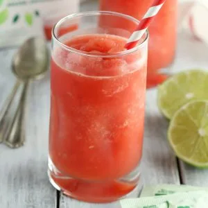 Watermelon Lime Slushies