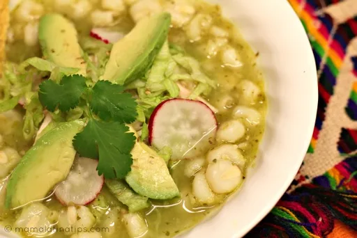 Green Pozole with Chicken