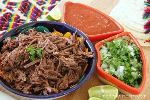 Barbacoa de ternera en olla a presión