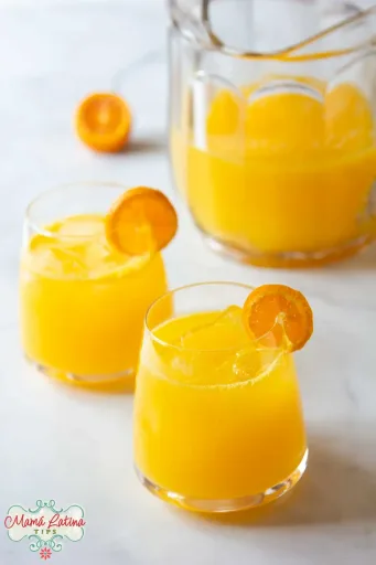 Receta de agua fresca de mandarina