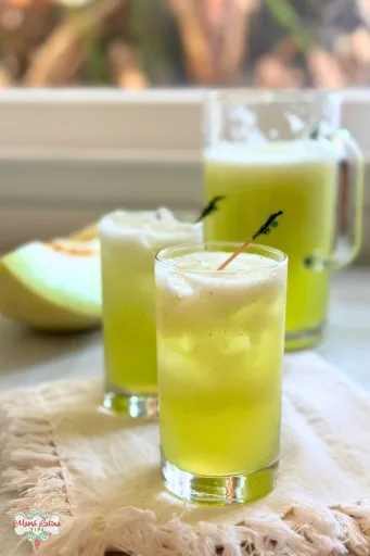 Receta de agua fresca de melón cantalupo