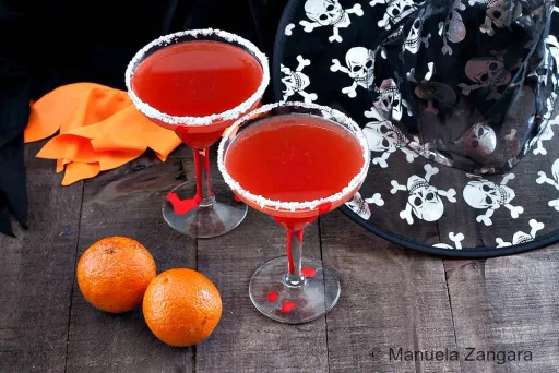 Margarita de naranja sanguina