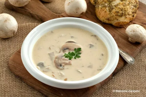 Homemade Cream of Mushroom Soup Recipe