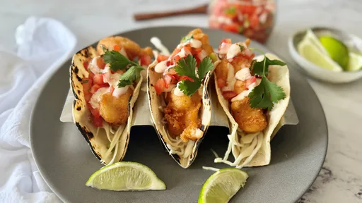 Receta de tacos de pescado de Baja California