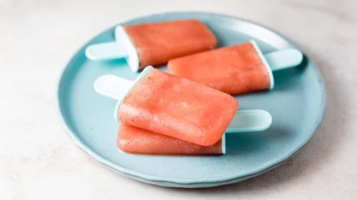 Receta de polos de mojito de sandía aptos para niños