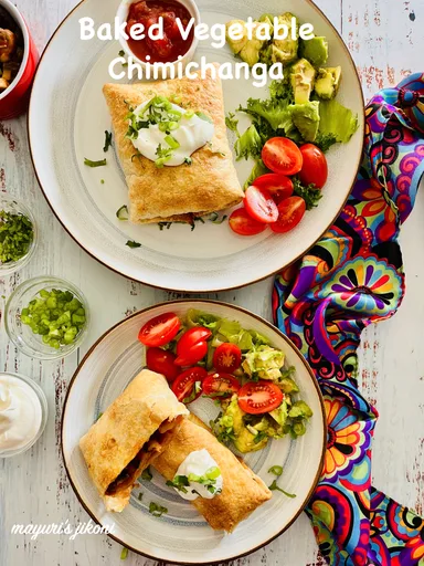 BAKED VEGETABLE CHIMICHANGA