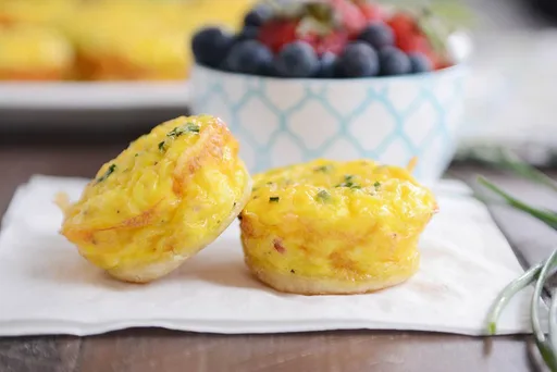 Miniquiches de Jamón y Queso