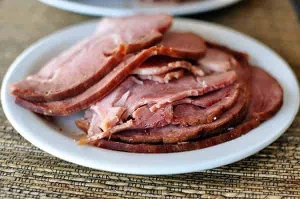 Slow Cooker Maple Brown Sugar Ham