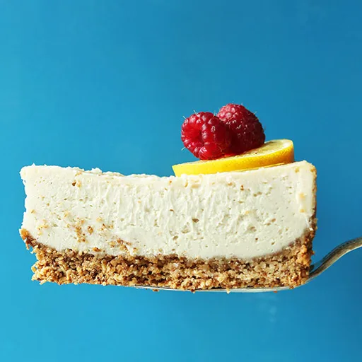 Tarta de Queso Horneada Fácil (Vegana y Sin Gluten)