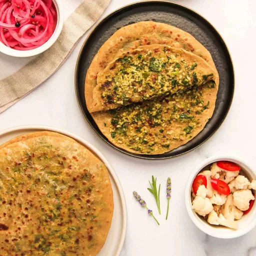 Palak Paneer Paratha