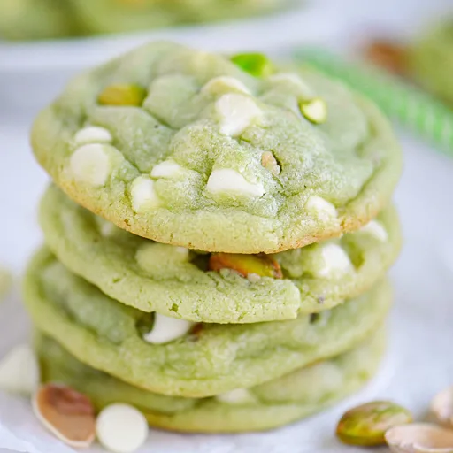 Pistachio Pudding Cookies
