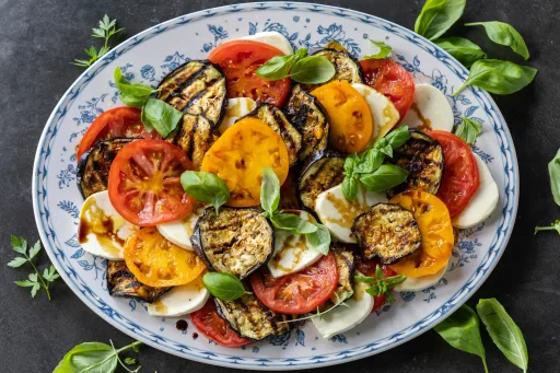 Receta de Caprese de berenjena