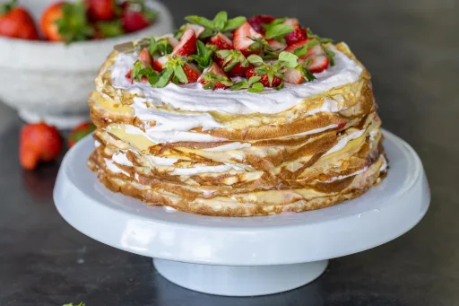 Strawberry Crepe Cake Recipe