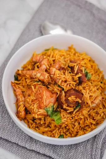Arroz con aceite de palma (Iwuk Edesi)
