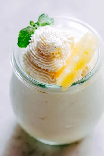 Eggless Pineapple Mousse Recipe