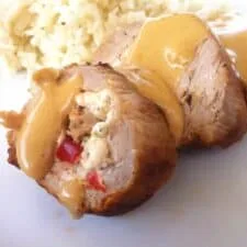 Solomillo de Cerdo Relleno con Queso Feta