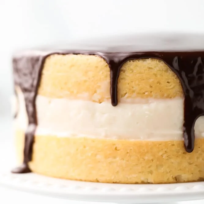Vegan Boston Cream Pie