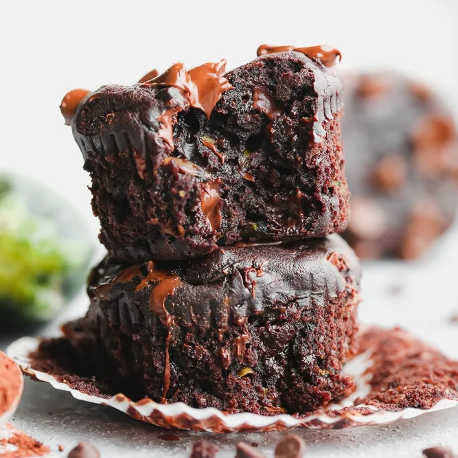 Chocolate Zucchini Muffins