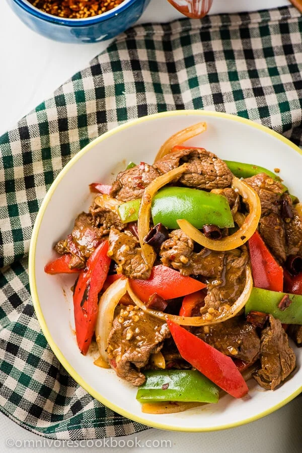 Spicy Beef Stir-Fry with Pepper