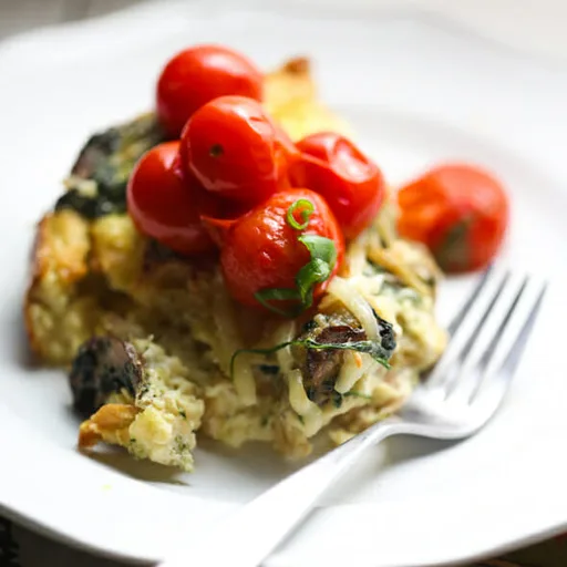 Caramelized Onion & Gruyère Strata