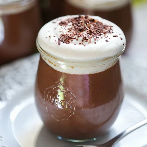 Pots de crème de chocolate