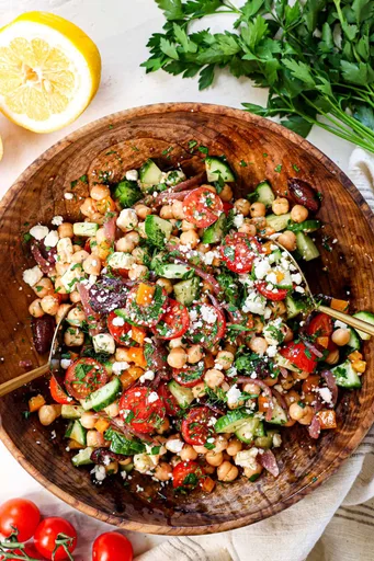 Easy Chickpea Salad