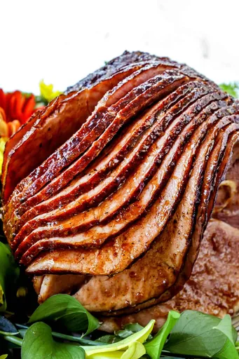 Glaseado de piña para jamón en espiral (y cómo cocinar un jamón en espiral)