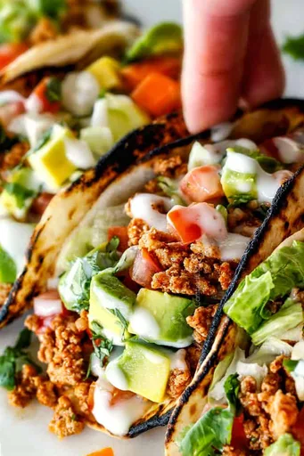 Receta de tacos de pavo