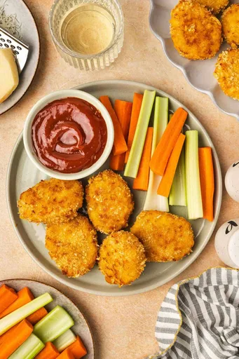 Nuggets de pollo con queso