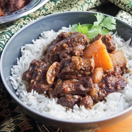 Beef massaman curry (slow cooker)