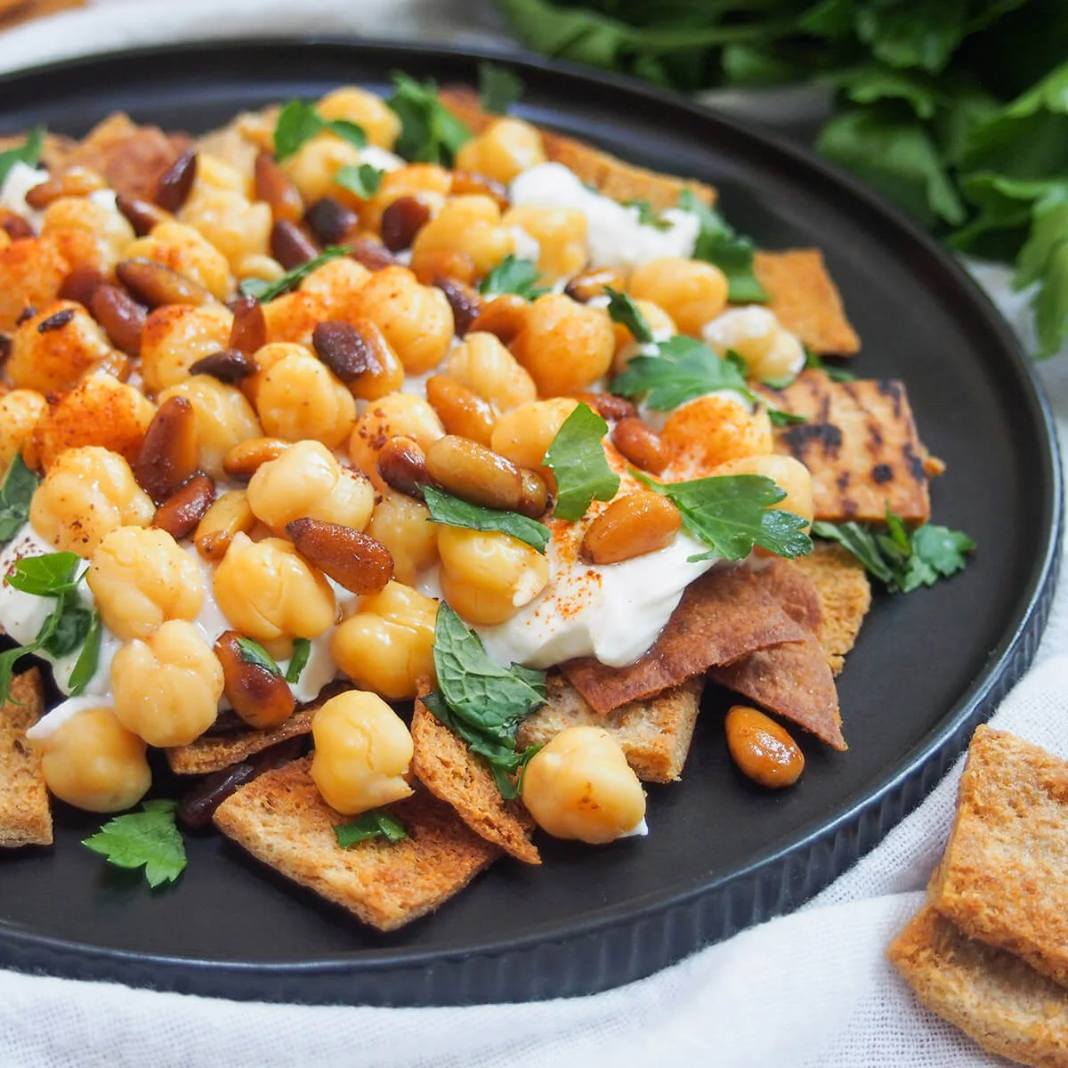 Chickpea fatteh