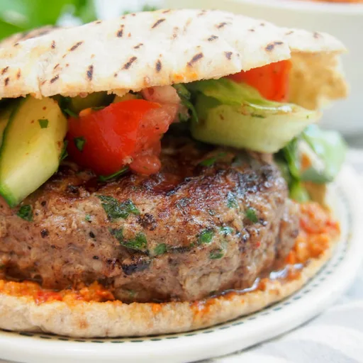 Lamb kofte burger