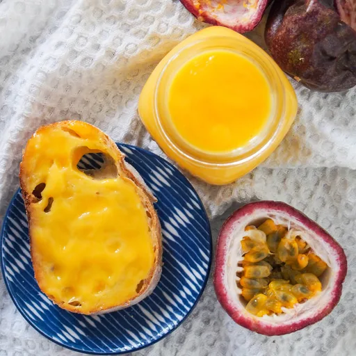 Passion fruit curd