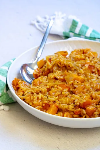 Risotto de calabaza butternut