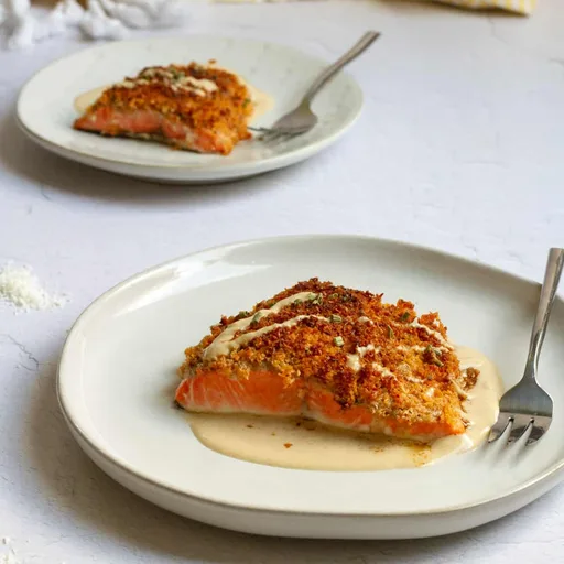 Salmón al coco