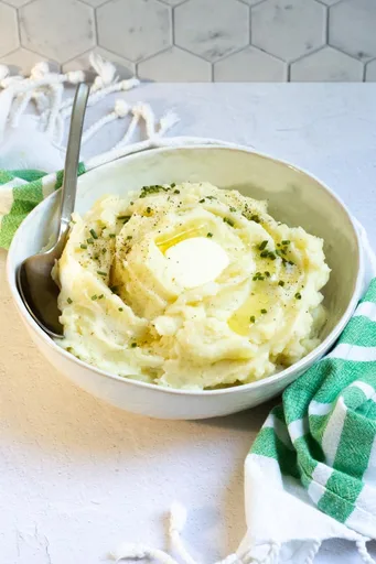 Puré de patatas esponjoso